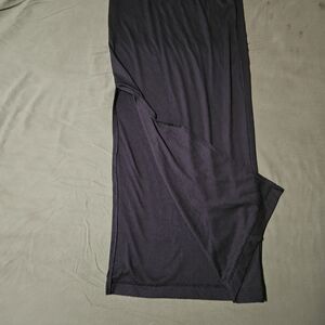 Floor Length Black Maxi Skirt